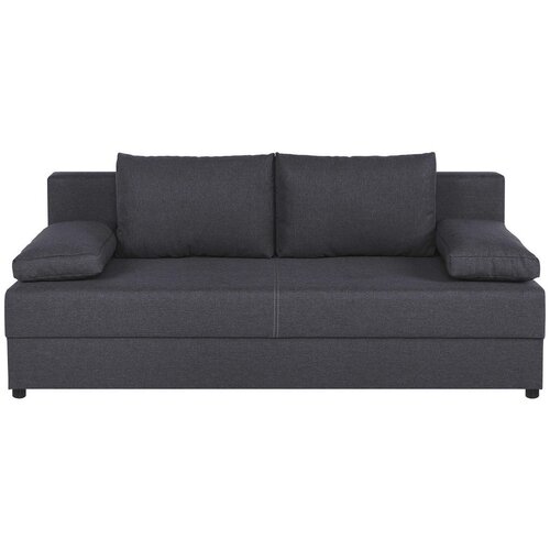 P & B ZOFA S POSTELJNO FUNKCIJO, temno siva tekstil, leseni material Cene