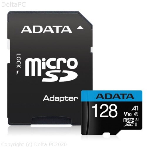 MEM SD MICRO 128GB Premier A1+ADP AD Slike
