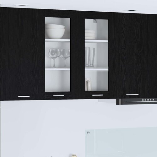 Viseći ormarić Crni hrast 80 x 31 x 80 cm Konstruirano drvo Cene