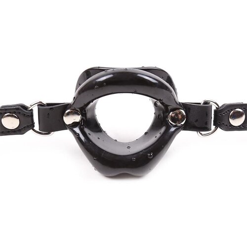 LATETOBED gag ball mouth shaped black Slike