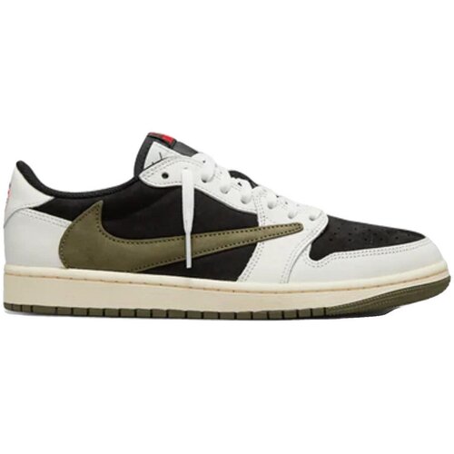 Nike Nizke superge Baskets Air Jordan 1 Retro Low OG SP Travis Scott Olive Zelena Slike