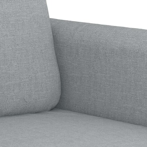  2-dijelni set sofa s jastucima svjetlosivi od tkanine Slike
