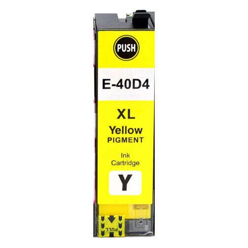 Epson T40D4 združljiva kartu&amp;scaron;a z rumenim črnilom, (22112409) Slike