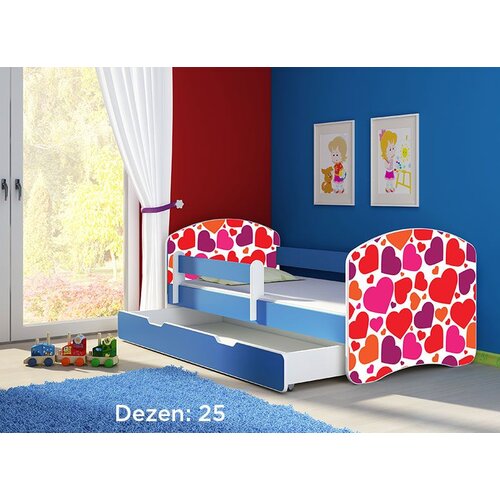 ACMA dečiji krevet ii 180x80 f + dušek 6 cm BLUE25 Cene