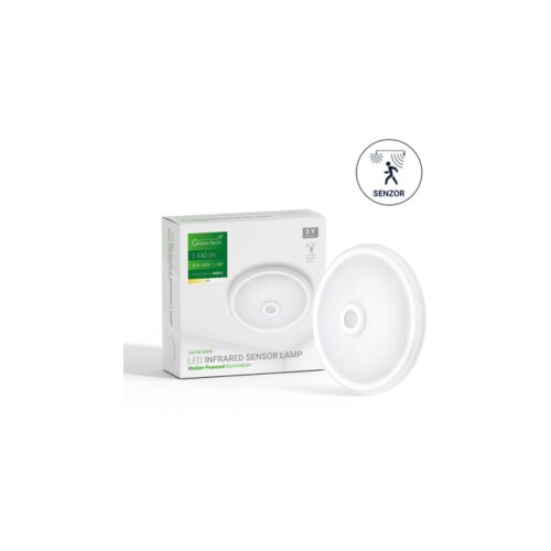 LED plafonjera sa senzorom Green Tech 16W, 4000K, promjer 29cm Cijene