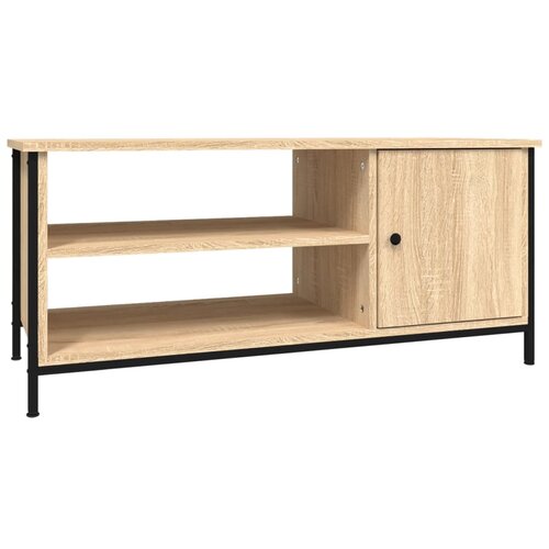 Maison Chic TV omarica - TV stojalo - Televizijska omarica sonoma hrast 100x40x45 cm inženirski les, (21700041) Slike