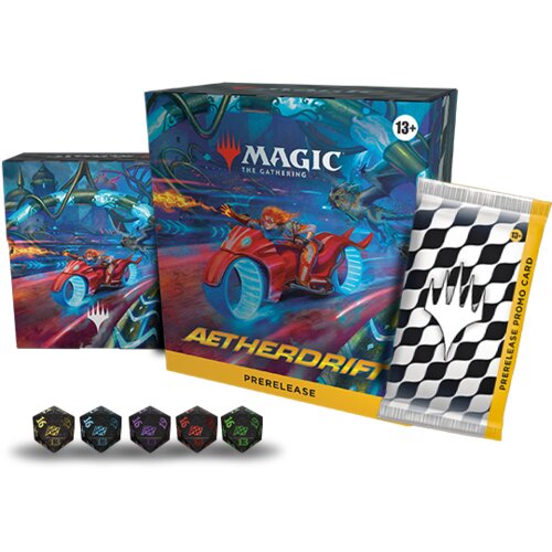 Wizards of the Coast MTG Aetherdrift PRERELEASE KIT karte, (21739747) Slike