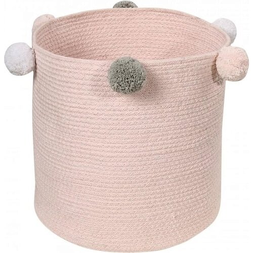 Lorena Canals Košara Bubbly - Soft Pink - White - Grey Cene