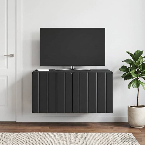 TV ormar za zid 59,5 x 41 x 30 cm Crna Konstruirano drvo Cene