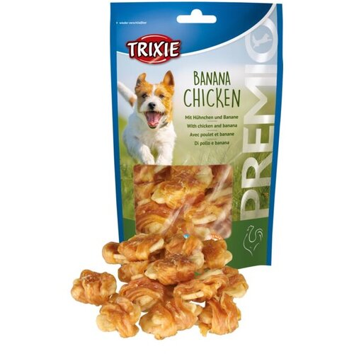 Trixie premio banana chicken bites 100g Slike