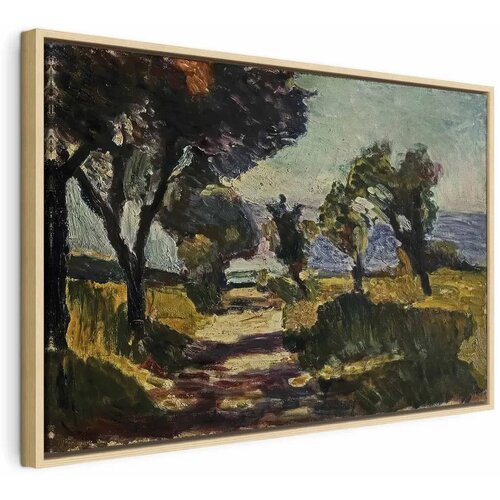  Slika - Henri Matisse – Corsican Landscape with Olive Trees 90x60 U prirodnom drvenom okviru Cene