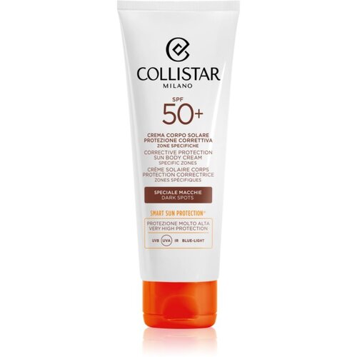 Collistar CORRECTIVE PROTECTION SUN BODY CREAM SPECIFIC ZONES SPF 50+ intenzivna krema za samotamnjenje protiv pigmentnih mrlja 100 ml Slike