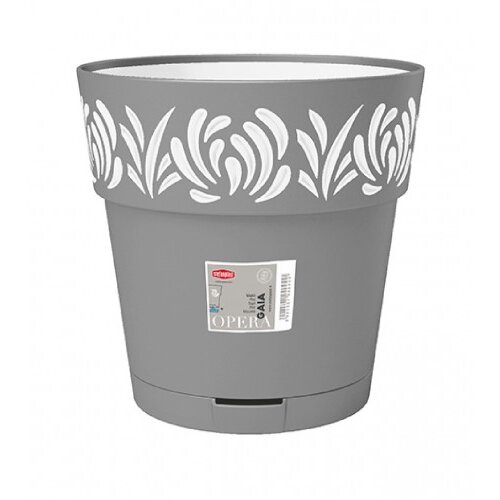 STEFANPLAST Saksija 30x29cm Gaia 88601 siva Slike