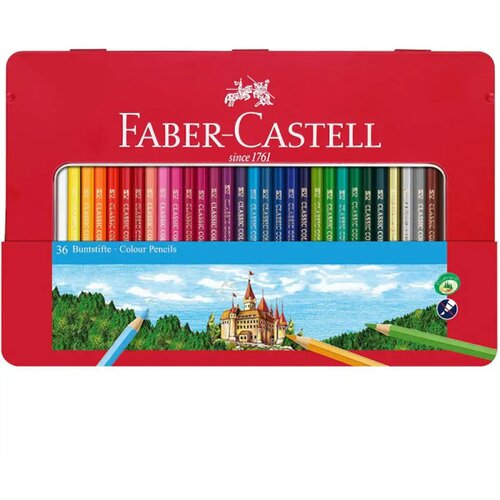 Faber-Castell Faber-Castell: Set barvic v kovinski &amp;scaron;katli, 36 kos Slike