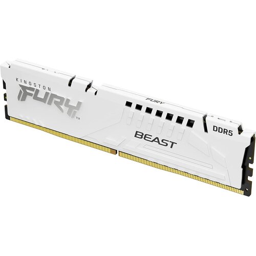 Kingston 16GB 6000MHz DDR5 W.White, Fury Beast (1x16GB),CL30, EXPO,XMP,1RX8, 288-pin 16Gbit Cijene