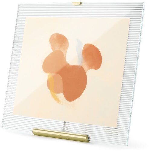 Umbra Stakleni stojeći okvir u zlatnoj boji 26x30,5 cm Flute &amp;ndash; Slike
