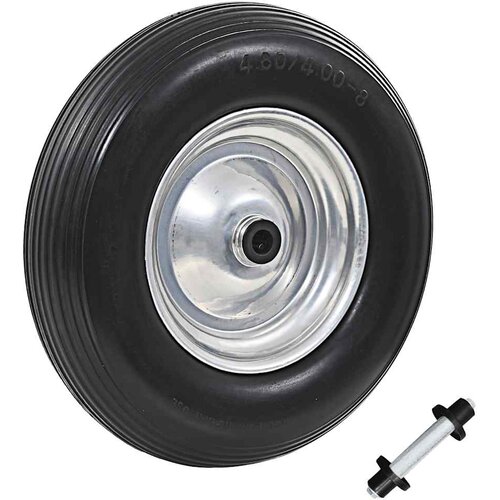  Kotač za kolica s osovinom od čvrstog PU-a 4.00 - 8 390 mm Cijene