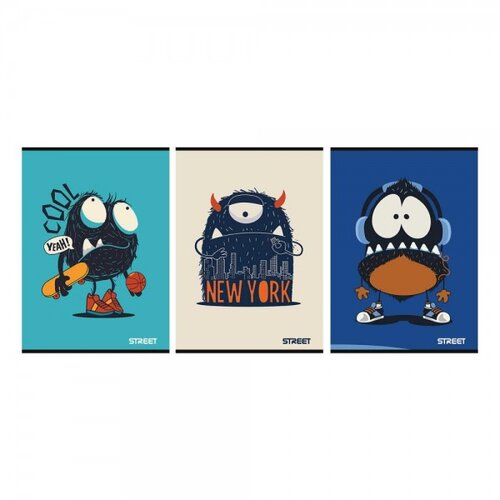 STREET Zvezek Monsters A5 brezčrtni Cene