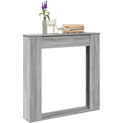 vidaXL Okvir za kamin siva sonoma 100x20x100 cm inženirski les Cene