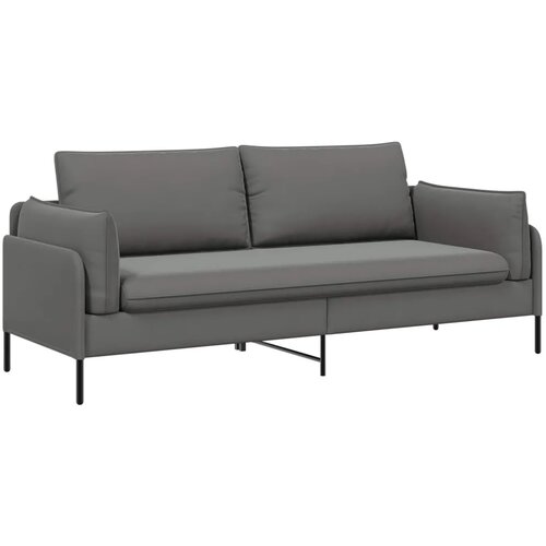 SOFA za 3 osobe 3-sjedalo Tamnosiva 222 x 81 x 89 cm Bar&amp;scaron;un - Tamnosiva 180 cm Slike