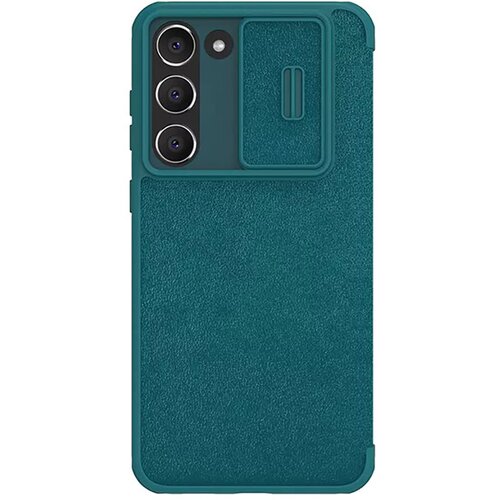 Nillkin Qin Pro (plain leather) za Samsung S911B Galaxy S23 zelena Slike