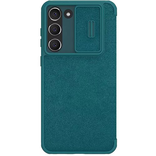  Nillkin Qin Pro (plain leather) za Samsung S911B Galaxy S23 zelena Slike
