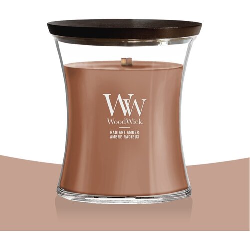 WoodWick Radiant Amber mirisna svijeća s drvenim fitiljem 275 g Slike