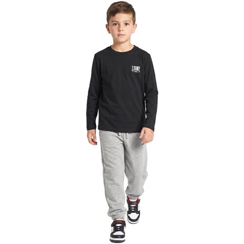 Leone 1947 Majice z dolgimi rokavi Boy Long Sleeves Boxe Legend Črna Cene
