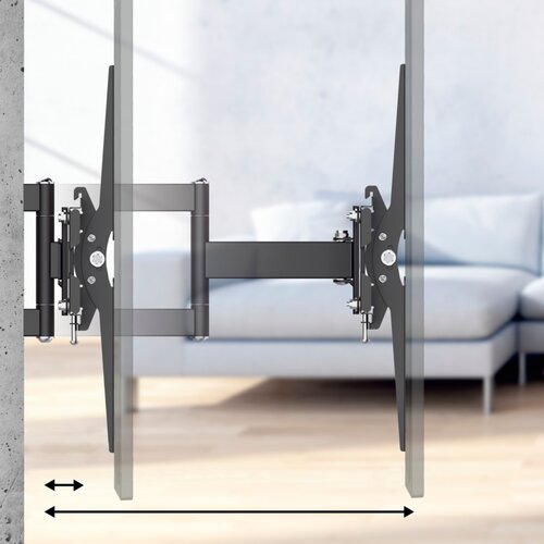 Hama TV nosac za zid (84&amp;quot;) do 50 kg, podesiv, nagibni, izvucen Slike