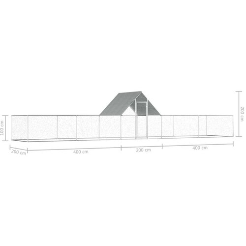  Koko&amp;scaron;njak 10x2x2 m pocinkano jeklo Slike