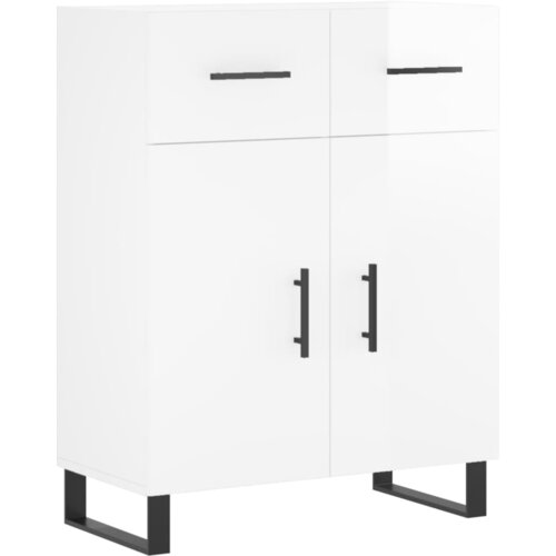 Maison Chic Komoda - Predalnik visok sijaj bela 69,5x34x90 cm inženirski les, (21719081) Slike