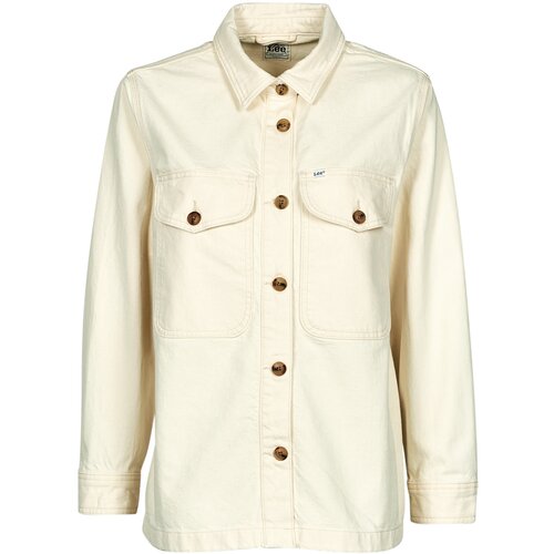 Lee SERVICE OVERSHIRT Bež Slike