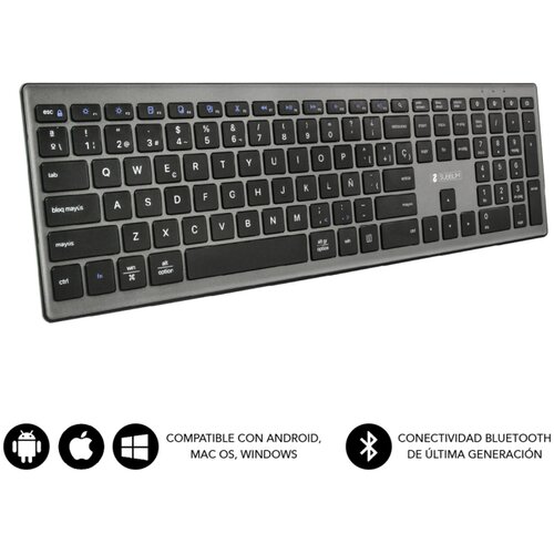 Subblim Teclado tipkovnice Bluetooth čista raz&amp;scaron;irjena siva, (20605493) Slike