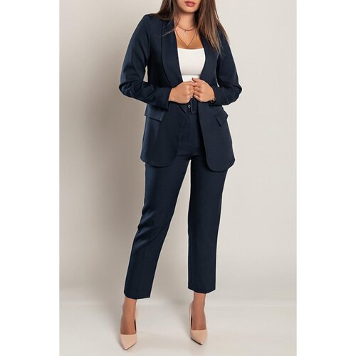 Fenzy Elegantno Jednobojno Odijelo, 18438, Tamnoplavo Slike