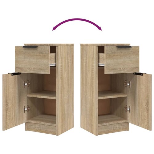  Komoda boja hrasta sonome 30 x 30 x 70 cm konstruirano drvo Slike