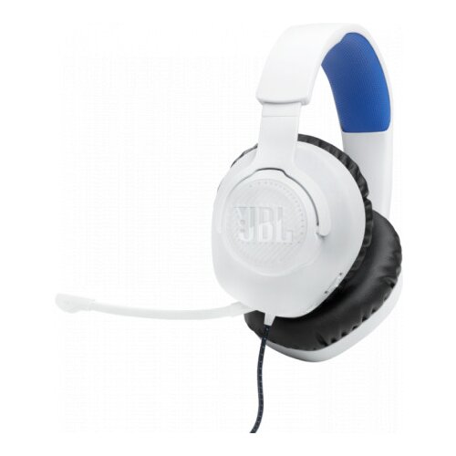 JBL QUANTUM 100 gamer slu&scaron;alice, bijela/plava Cijene
