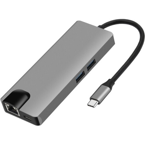 INF 7-v-1 USB-C zvezdi&scaron;če s HDMI, VGA, Ethernet in USB 3.0, (21778423) Cene
