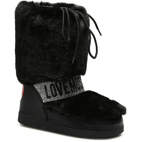 Love Moschino Škornji za sneg JA24222G0HJW0000 Nero