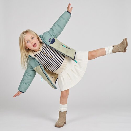 Patagonia BABY REVERSIBLE TRIBBLES HOODY Plava Slike