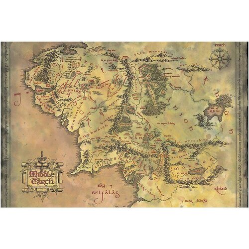 LORD Of The RIngs (Middle Earth) Maxi Poster Slike