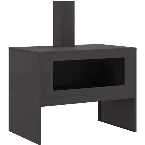 VidaXL Hladno valjani čelik/Crna Hladno valjani čelik 80 x 50 x 96 cm Slike