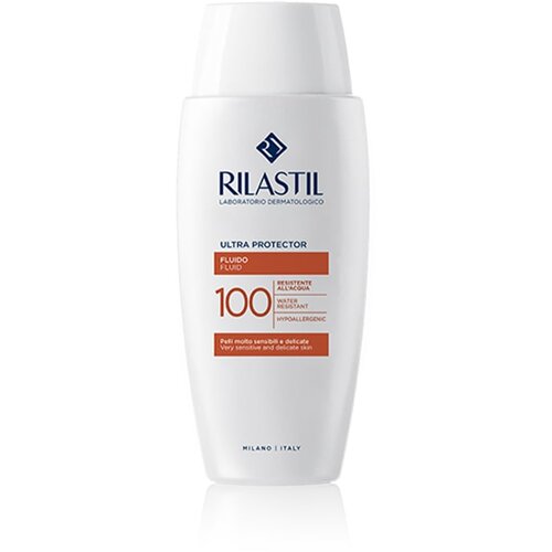Rilastil Ultra 100-Protector vlažilni za&scaron;čitni fluid za občutljivo kožo SPF 50+ 50 ml Cene