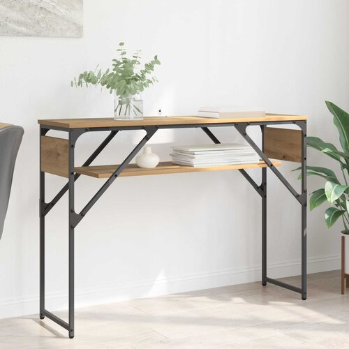  Konzolnistol Umjetnički hrast 105x30x75cm Konstruirano drvo Cijene