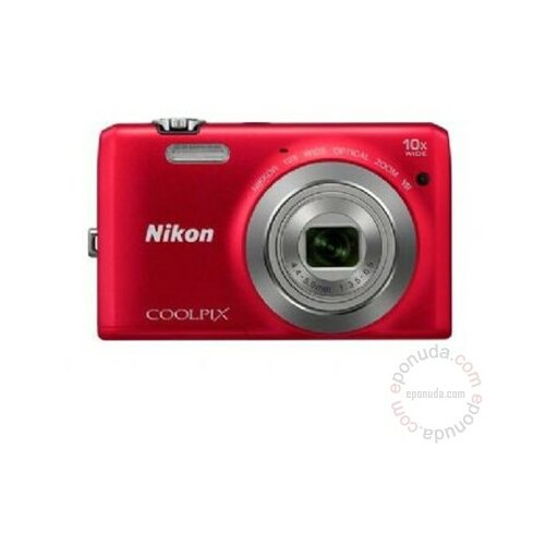 Nikon S6700 - Crveni digitalni fotoaparat Slike