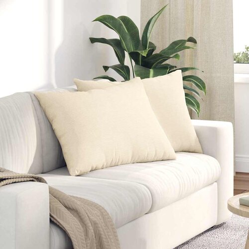  Jastučići za sofu 2 pcs Krema 70 x 50 cm Kordura tekstil Cijene