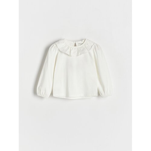 Reserved - Bluza z volani - Ebenovina Cene