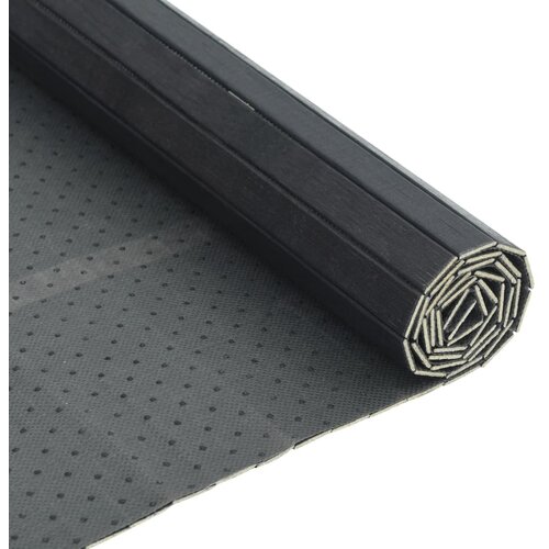  Tepih pravokutni sivi 70 x 200 cm od bambusa Slike