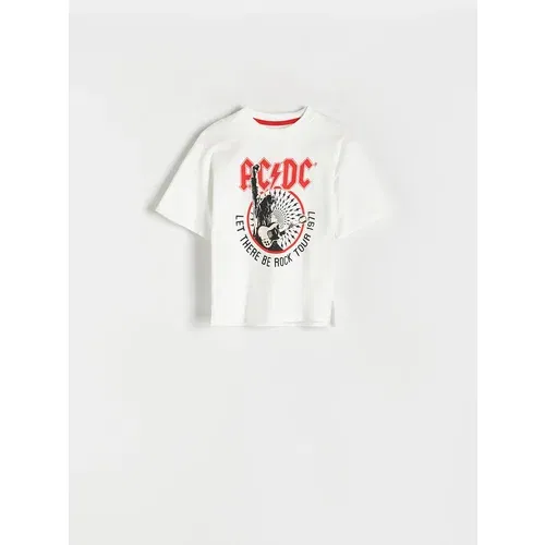 Reserved - BOYS` T-SHIRT - krem