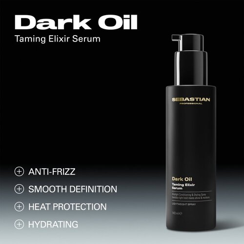 Sebastian Professional Dark Oil serum za sjajnu i mekanu kosu 140 ml Slike