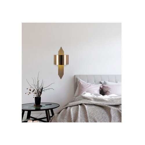 Opviq 619 A Zidna lampa, zlatna Slike